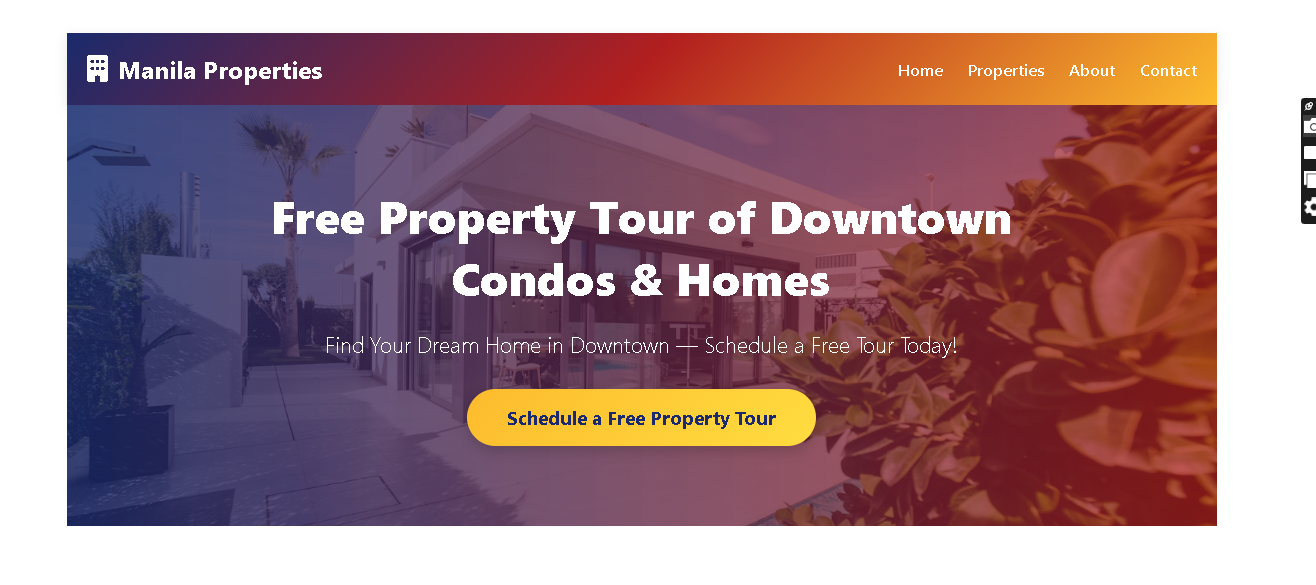 Property Tour Booking Page